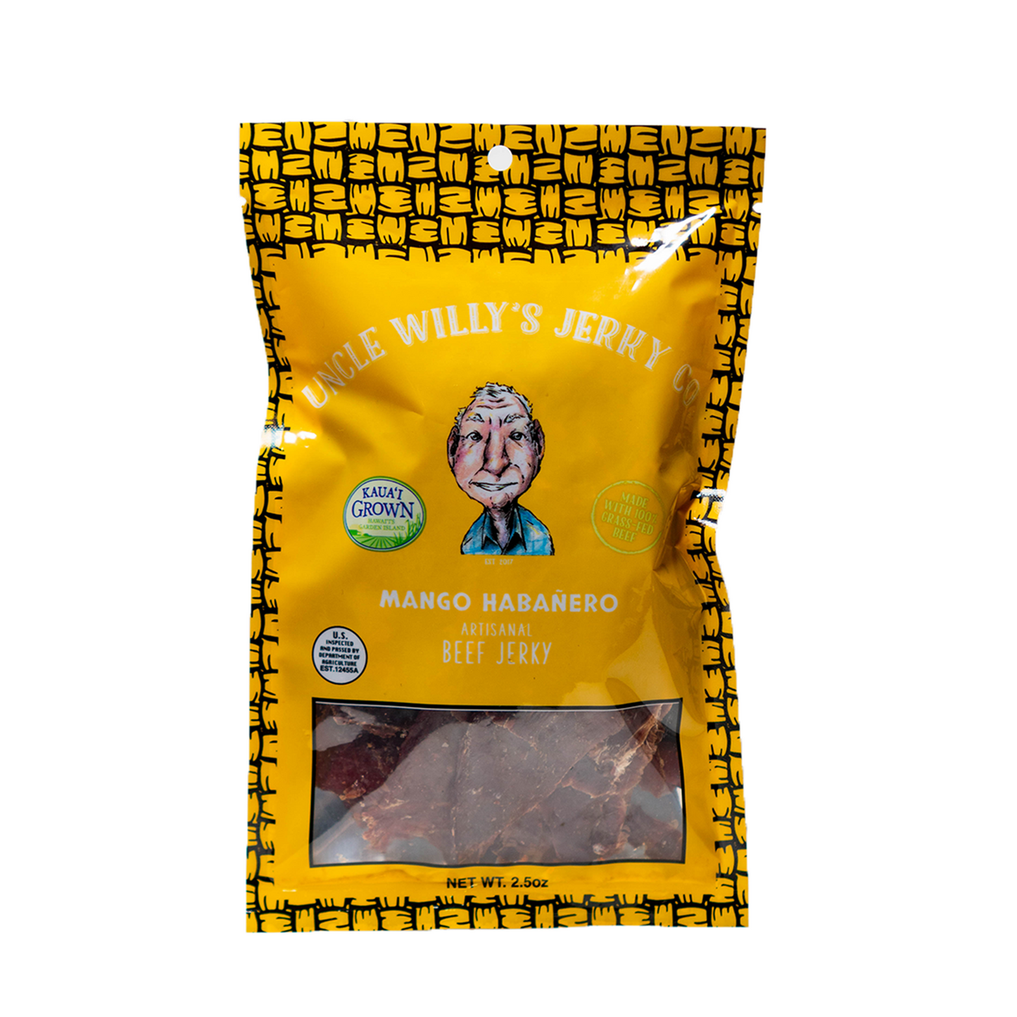 2.5 oz Mango Habanero Jerky
